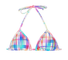Laden Sie das Bild in den Galerie-Viewer, Product Front: Rio De Sol Haut Soutien Plaid Micro