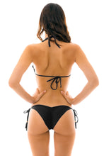 Laden Sie das Bild in den Galerie-Viewer, Model Back: Rio De Sol Haut Top Ambra Preto Eva