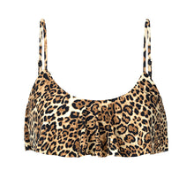 Laden Sie das Bild in den Galerie-Viewer, Product Front: Rio De Sol Haut Top Leopardo Babado