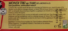 Laden Sie das Bild in den Galerie-Viewer, Product Back: Tiki Solaire Monoi Tiki Tiare Pot 120Ml