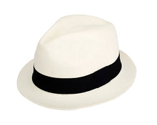 Laden Sie das Bild in den Galerie-Viewer, Product Front: De Punta En Blanco Chapeau Panama Adrien Blanco
