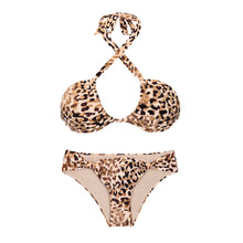 Laden Sie das Bild in den Galerie-Viewer, Product Back: Rio De Sol Ensemble Set Leopard Mel
