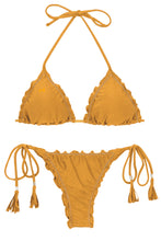 Laden Sie das Bild in den Galerie-Viewer, Product Front: Rio De Sol Ensemble Set Damasco Frufru-Fio
