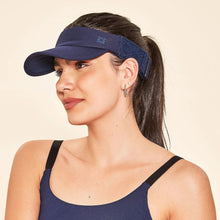 Laden Sie das Bild in den Galerie-Viewer, Image 02: Uv Line Visière Elastic Visor Navy Blue Upf50+
