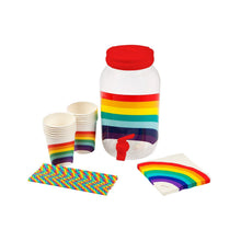 Laden Sie das Bild in den Galerie-Viewer, Product Front: Sunnylife Fête Drink Party Kit Rainbow
