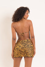 Laden Sie das Bild in den Galerie-Viewer, Model Back: Rio De Sol Jupe De Page Wild-Orange Skirt-Knot
