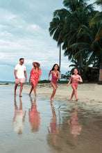 Laden Sie das Bild in den Galerie-Viewer, Image 06: Uv Line Une Pièce Fille Swimsuit Girl Marcela Fuchsia White Upf50+
