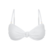 Laden Sie das Bild in den Galerie-Viewer, Product Front: Rio De Sol Haut Top Memphis-White Bandeau-Joy
