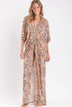 Laden Sie das Bild in den Galerie-Viewer, Gallery: Rio De Sol Vêtement De Plage Leopard Long Dress
