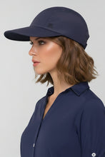 Laden Sie das Bild in den Galerie-Viewer, Image 02: Uv Line Casquette Visor Capri Colors Nac Fem Navy Blue Upf50+
