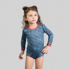 Laden Sie das Bild in den Galerie-Viewer, Image 12: Uv Line Maillot De Bain Bébé Macaquinho Baby Listras Upf50+
