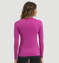 Laden Sie das Bild in den Galerie-Viewer, Model Back: Uv Line T-Shirt Longsleeve Uvpro Fem Pink Upf50+

