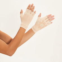 Laden Sie das Bild in den Galerie-Viewer, Image 04: Uv Line Gants Short Gloves Uni Chocolate Upf50+
