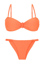 Laden Sie das Bild in den Galerie-Viewer, Product Front: Rio De Sol Ensemble Set Dende Bandeau-Crispy Cheeky-Crispy

