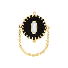 Laden Sie das Bild in den Galerie-Viewer, Model Front: Hipanema Bague Miamor Black Hipanema

