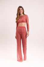 Laden Sie das Bild in den Galerie-Viewer, Model Front: Rio De Sol Pantalon De Plage Floral-Scales Pants Lana
