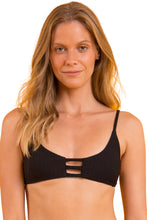 Laden Sie das Bild in den Galerie-Viewer, Gallery: Rio De Sol Haut Top Bora-Black Bra-Trio
