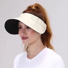 Laden Sie das Bild in den Galerie-Viewer, Image 02: Uv Line Visière Visor Bali Fem Sand Black Upf50+
