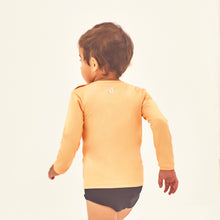 Laden Sie das Bild in den Galerie-Viewer, Model Back: Uv Line Maillot De Bain Bébé Rash Guard Baby Solar Upf50+
