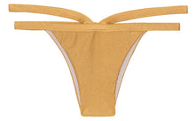 Laden Sie das Bild in den Galerie-Viewer, Product Front: Rio De Sol Bas Calcinha Gold Triangulo
