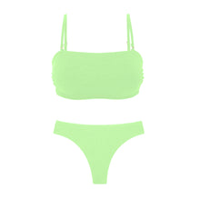 Laden Sie das Bild in den Galerie-Viewer, Product Front: Rio De Sol Ensemble Set Sand-Menta Bandeau-Reto Nice-Fio

