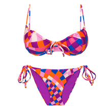 Laden Sie das Bild in den Galerie-Viewer, Product Front: Rio De Sol Ensemble Set Funny Balconet-Tie Ibiza-Comfy

