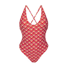Laden Sie das Bild in den Galerie-Viewer, Product Front: Rio De Sol Une Pièce Floral-Scales Sunny
