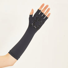 Laden Sie das Bild in den Galerie-Viewer, Image 04: Uv Line Gants Long Gloves Uni Black Upf50+
