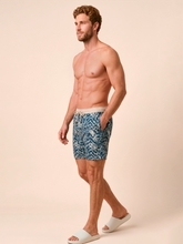 Laden Sie das Bild in den Galerie-Viewer, Image 03: Uv Line Bermuda / Short Pour Homme Shorts Acqua Boxer Tie Dye Blue Upf50+
