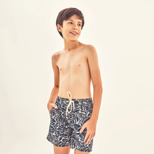 Laden Sie das Bild in den Galerie-Viewer, Model Front: Uv Line Maillot De Bain Garçon Shorts Kids Costela Aco Upf50+
