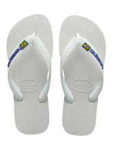 Laden Sie das Bild in den Galerie-Viewer, Product Front: Havaianas Tongs Brasil Logo White
