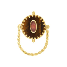 Laden Sie das Bild in den Galerie-Viewer, Model Front: Hipanema Bague Miamor Amber Hipanema
