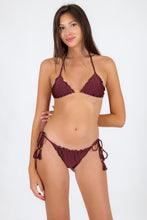 Laden Sie das Bild in den Galerie-Viewer, Model Front: Rio De Sol Bas Bottom Barolo Frufru-Fio
