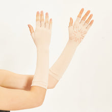 Laden Sie das Bild in den Galerie-Viewer, Image 05: Uv Line Gants Long Gloves Uni Beige Upf50+
