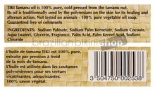 Laden Sie das Bild in den Galerie-Viewer, Product Back: Tiki Bar Soaps Tiki Savon Tamanu 130 Gr
