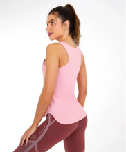 Laden Sie das Bild in den Galerie-Viewer, Model Back: Alto Giro Fitness Haut Regata Skin Fit Inspiracional Rosa Icing
