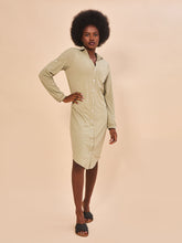 Laden Sie das Bild in den Galerie-Viewer, Image 02: Uv Line Chemise Shirtdress Copenhagen Mescla Areia Upf50+

