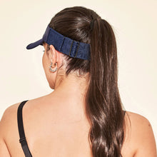 Laden Sie das Bild in den Galerie-Viewer, Image 05: Uv Line Visière Elastic Visor Navy Blue Upf50+
