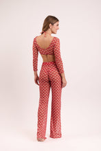 Laden Sie das Bild in den Galerie-Viewer, Model Back: Rio De Sol Haut De Plage Floral-Scales Top Harper

