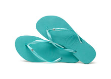 Laden Sie das Bild in den Galerie-Viewer, Image 04: Havaianas Tongs Havaianas Slim Crystal Sw Lake Green
