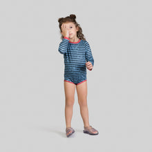 Laden Sie das Bild in den Galerie-Viewer, Image 09: Uv Line Maillot De Bain Bébé Macaquinho Baby Listras Upf50+
