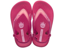 Laden Sie das Bild in den Galerie-Viewer, Model Front: Ipanema Sandales Ipanema Anatomica Soft Baby Rosa Escuro Rosa
