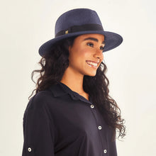 Laden Sie das Bild in den Galerie-Viewer, Image 04: Uv Line Chapeau Panama Hat Shanghai Imp Uni Navy Blue Upf50+
