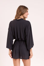 Laden Sie das Bild in den Galerie-Viewer, Image 08: Rio De Sol Robe De Plage Black Kimono
