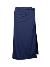 Laden Sie das Bild in den Galerie-Viewer, Product Front: Rio De Sol Jupe De Page Navy Long-Skirt-Knot
