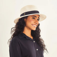 Laden Sie das Bild in den Galerie-Viewer, Image 02: Uv Line Chapeau Panama Hat Shanghai Imp Uni White Black Upf50+
