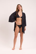 Laden Sie das Bild in den Galerie-Viewer, Image 10: Rio De Sol Robe De Plage Black Kimono
