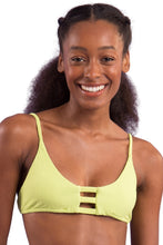 Laden Sie das Bild in den Galerie-Viewer, Gallery: Rio De Sol Haut Top Bora-Citrus Bra-Trio
