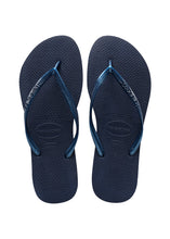 Laden Sie das Bild in den Galerie-Viewer, Image 03: Havaianas Tongs Havaianas Slim Navy Blue
