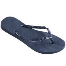 Laden Sie das Bild in den Galerie-Viewer, Product Front: Havaianas Tongs Slim Hardware Indigo Blue-Indigo Blue
